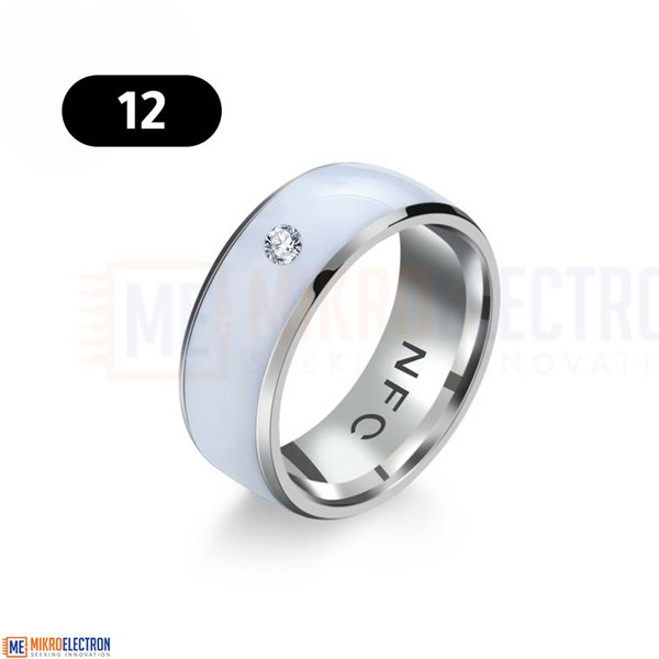 NFC Smart Ring White 12 - Mikroelectron MikroElectron is an online  electronics store in Amman