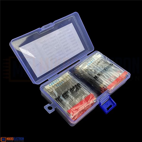 200PCS Switch/Rectifier/Schottky Diode Kit (Plastic Box) | E-components