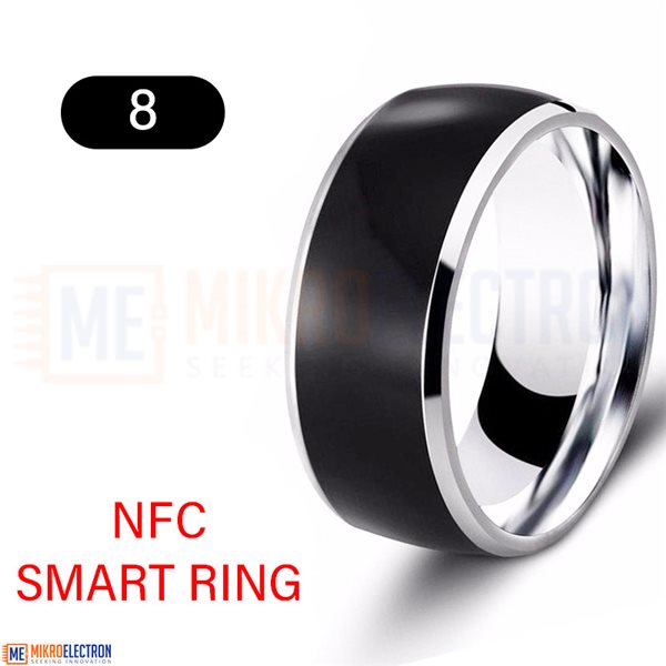 NFC Smart Ring Rounded Carbon Fiber. Black Matte Wedding Band. Engagement  Ring for Him. 04906_8N - Etsy