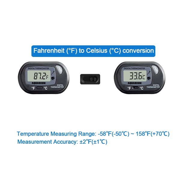 Water Terrarium Thermomètre, LCD Numérorique Rwanda