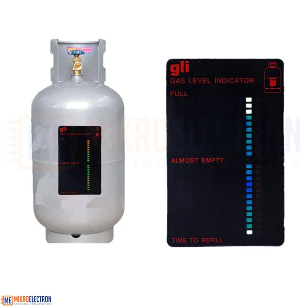 Reusable Gas Test Card Propane Butane LPG Fuel Tank Level Indicator  Magnetic Gauge Caravan Bottle Temperature Measuring Stick