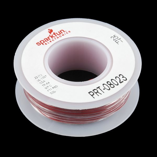 Sparkfun Hook-up Wire - (Solid Core, 22 AWG) - Mikroelectron MikroElectron  is an online electronics store in Amman