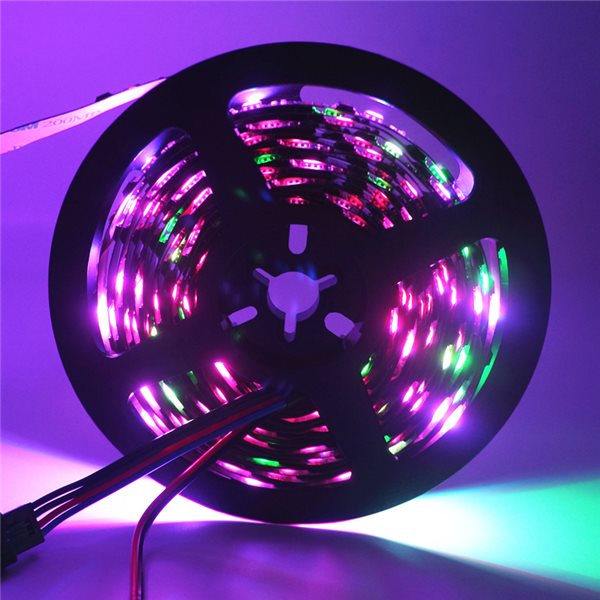 Flexible Waterproof 5V, IP65 RGB Addressable LED Strip - 1M (5050) SMD 60  LEDs/m - Mikroelectron MikroElectron is an online electronics store in Amman
