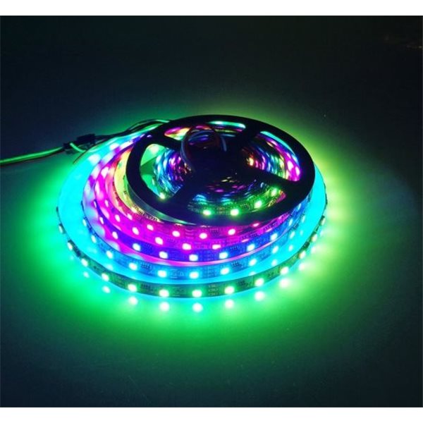 Flexible Waterproof 5V, IP65 RGB Addressable LED Strip - 1M (5050) SMD 60  LEDs/m - Mikroelectron MikroElectron is an online electronics store in Amman