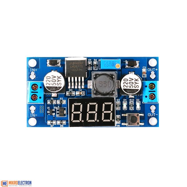 LM2577 DC-DC Boost Step Up Module 3A with display - Mikroelectron