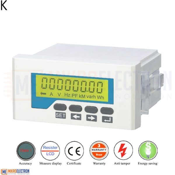 LCD Single Phase Multi Function Monitor Digital Power Meter with RS485 - RH-D5Y |