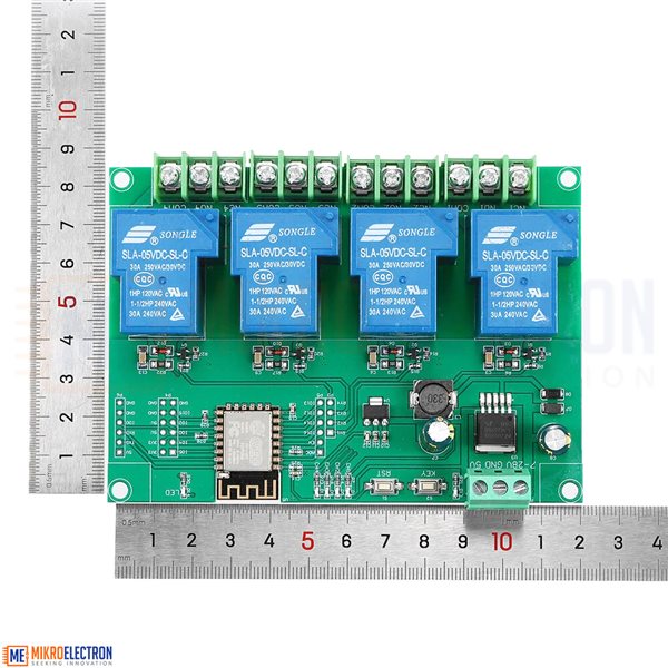  Eujgoov 16 Channel Relay Module, DC 24V 10A Remote Control  Development Board ESP‑12F WiFi Module 4M Byte Flash Large Capacity :  Electronics